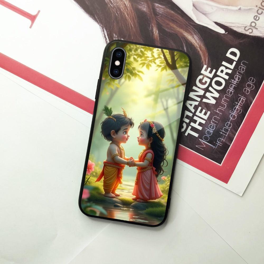 Heavenly Bond Glass Case Cover For iPhone