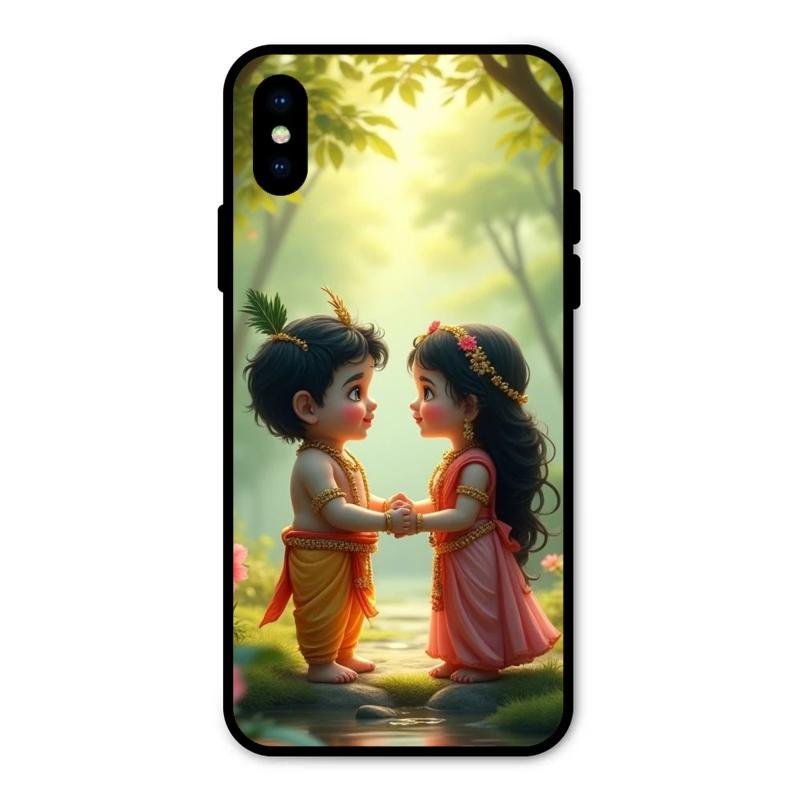 Heavenly Bond Glass Case Cover For iPhone XS