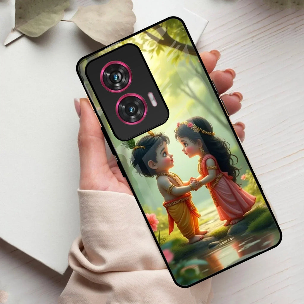Heavenly Bond Glass Case Cover For Motorola - ShopOnCliQ