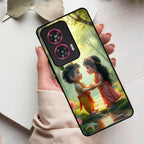 Heavenly Bond Glass Case Cover For Motorola - ShopOnCliQ