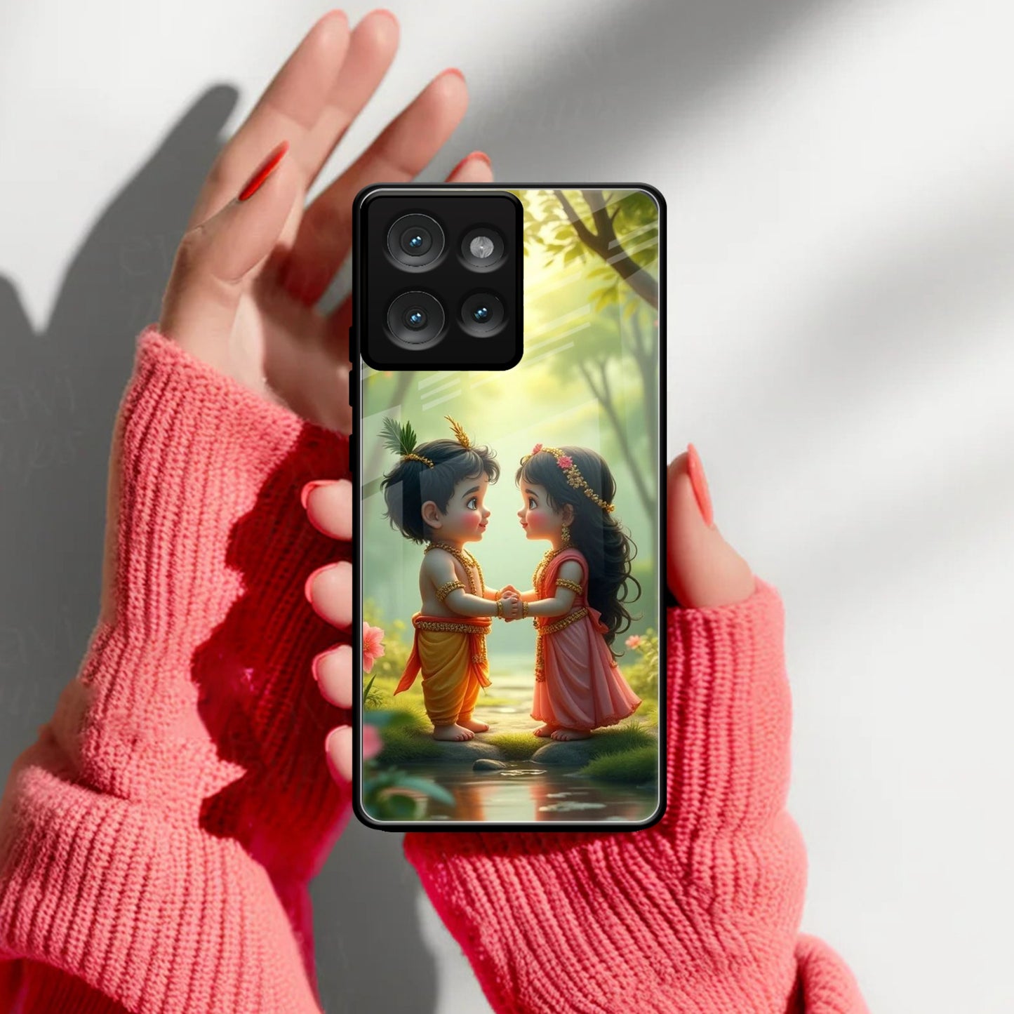 Heavenly Bond Glass Case Cover For Motorola