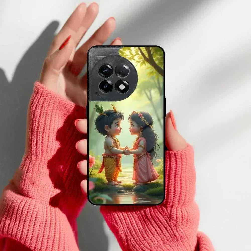 Heavenly Bond Glass Case Cover For Oneplus - ShopOnCliQ
