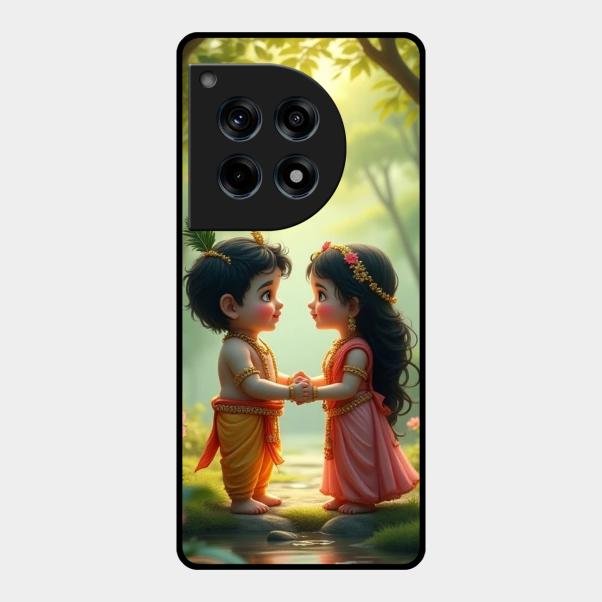 Heavenly Bond Glass Case Cover For Oneplus 12R 5G