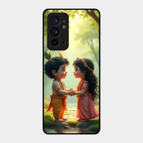 Heavenly Bond Glass Case Cover For Oneplus 9Rt 5G