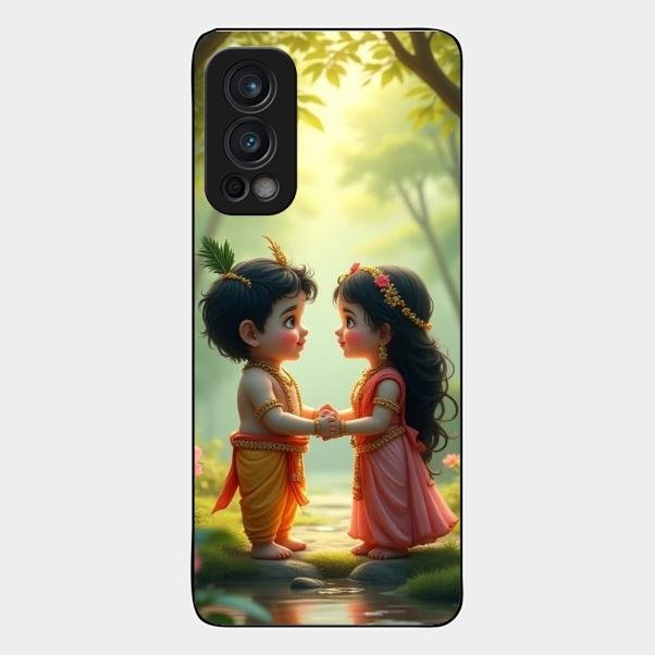 Heavenly Bond Glass Case Cover For Oneplus Nord 2 5G
