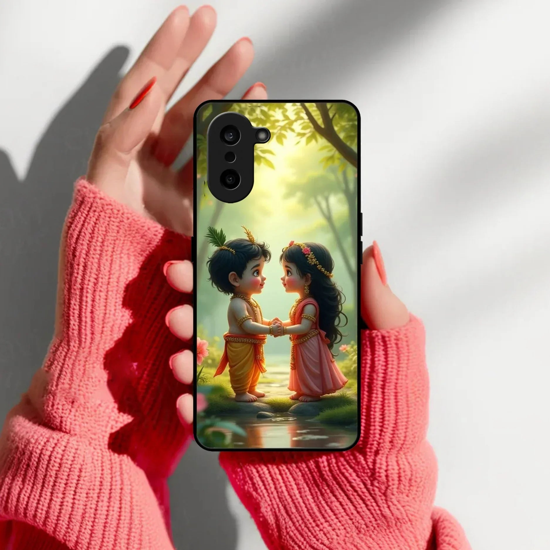 Heavenly Bond Glass Case Cover For Oneplus - ShopOnCliQ
