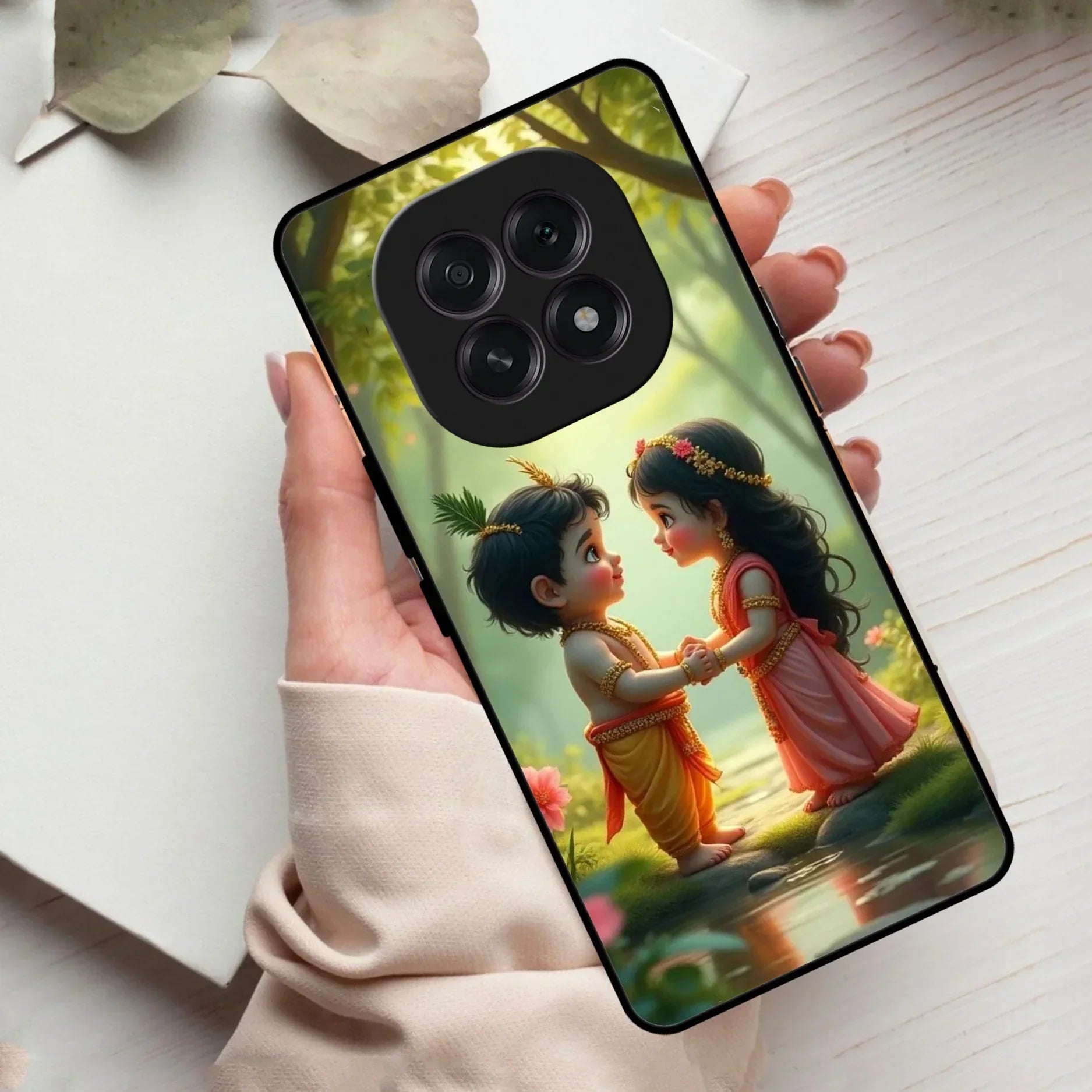 Heavenly Bond Glass Case Cover For Oppo - ShopOnCliQ