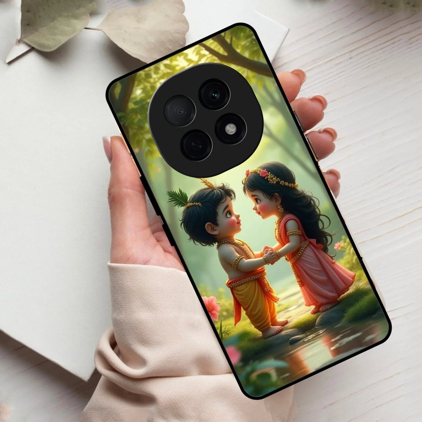 Heavenly Bond Glass Case Cover For Oppo - ShopOnCliQ