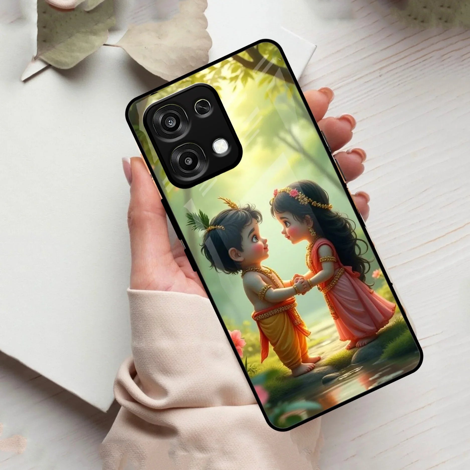 Heavenly Bond Glass Case Cover For Oppo