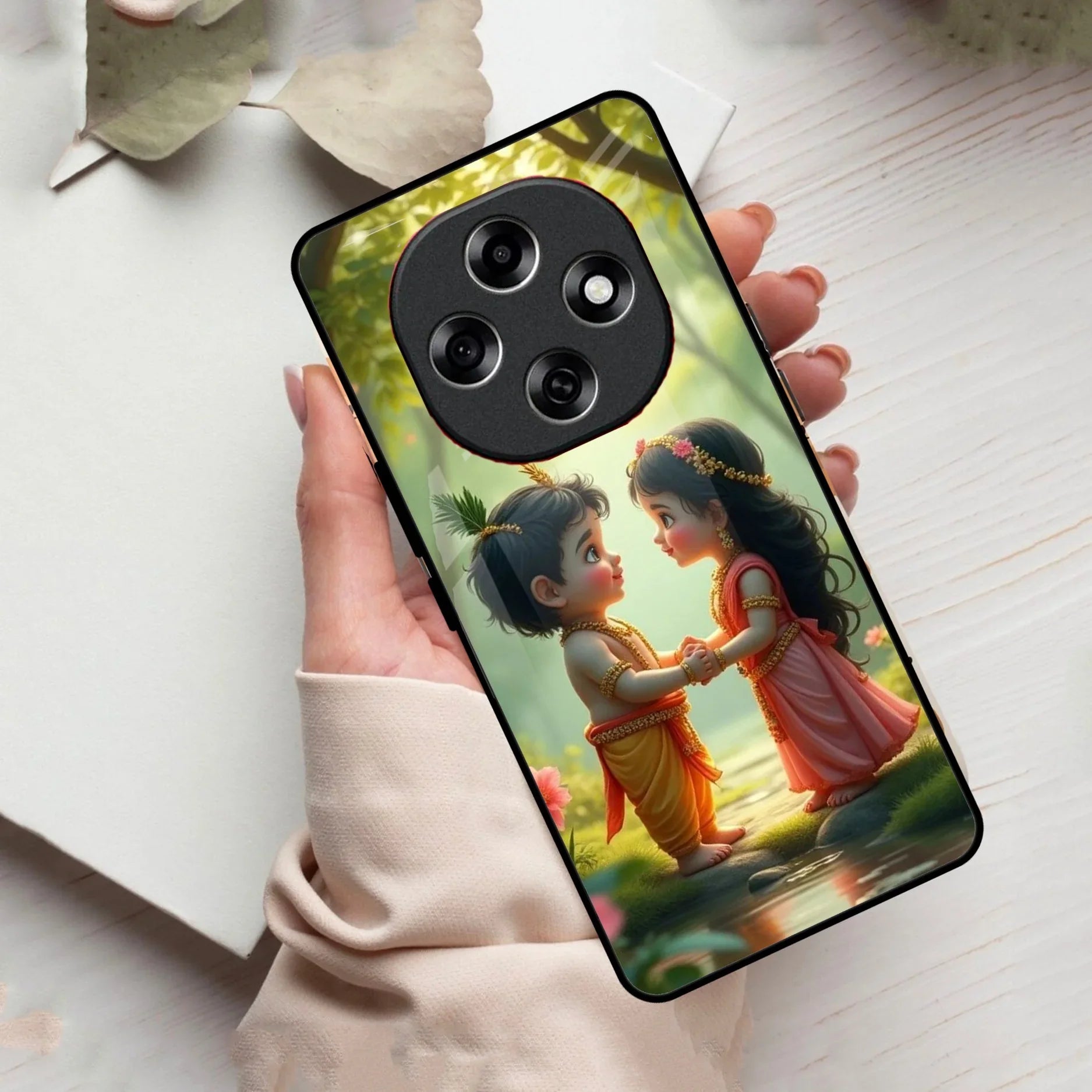Heavenly Bond Glass Case Cover For Oppo