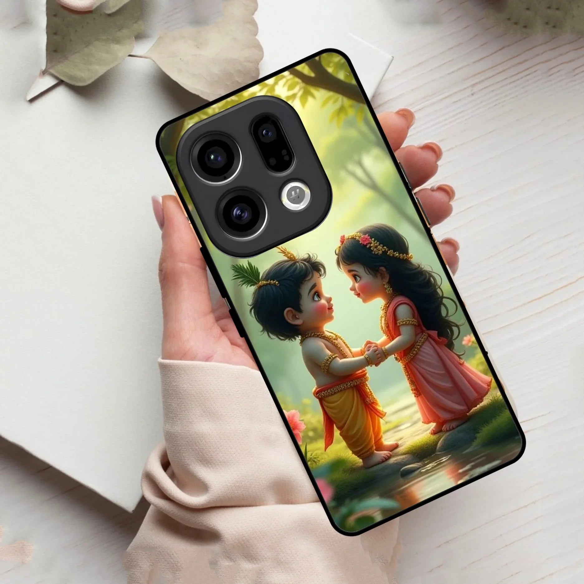 Heavenly Bond Glass Case Cover For Oppo
