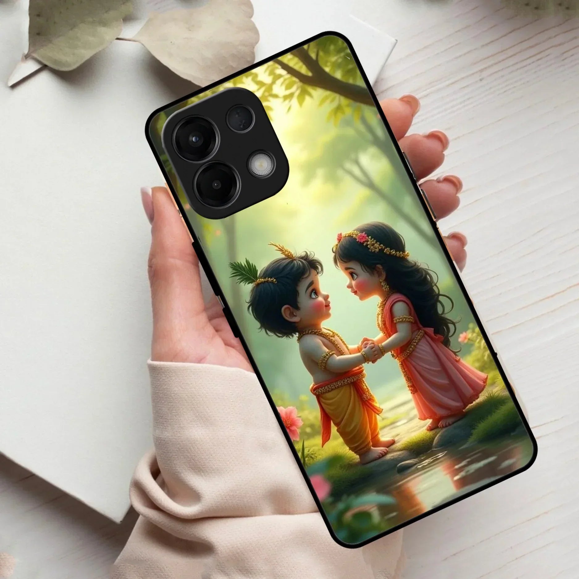 Heavenly Bond Glass Case Cover For Oppo - ShopOnCliQ