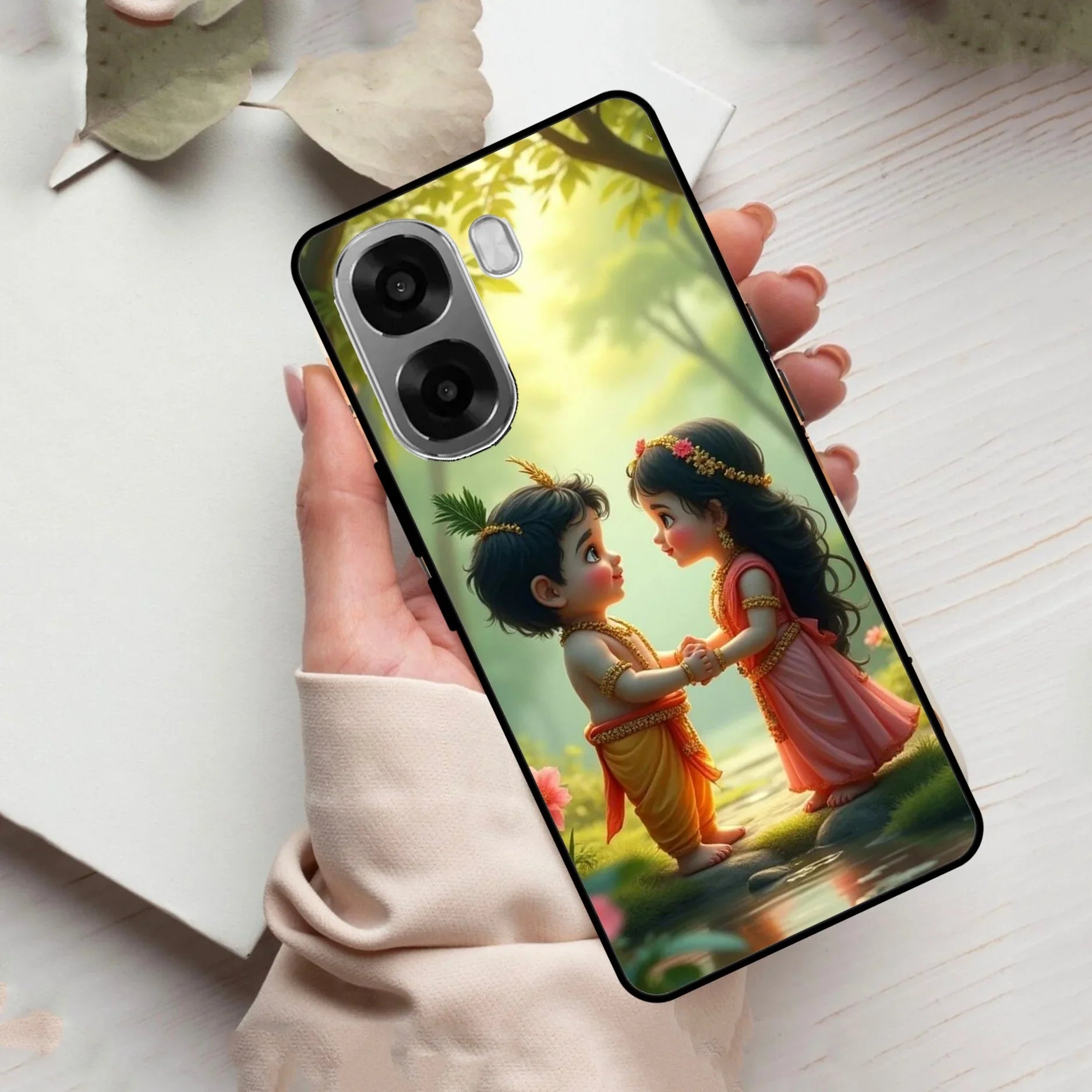 Heavenly Bond Glass Case Cover For Oppo