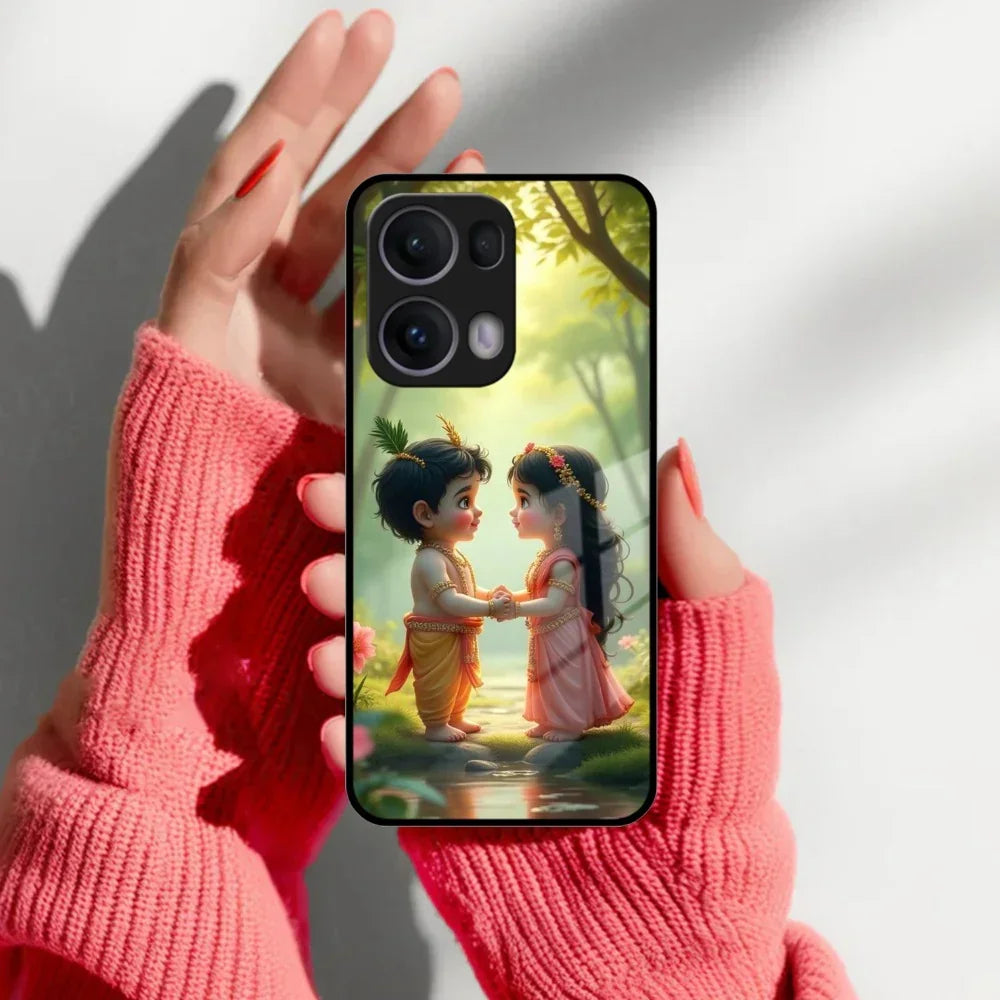 Heavenly Bond Glass Case Cover For Oppo - ShopOnCliQ