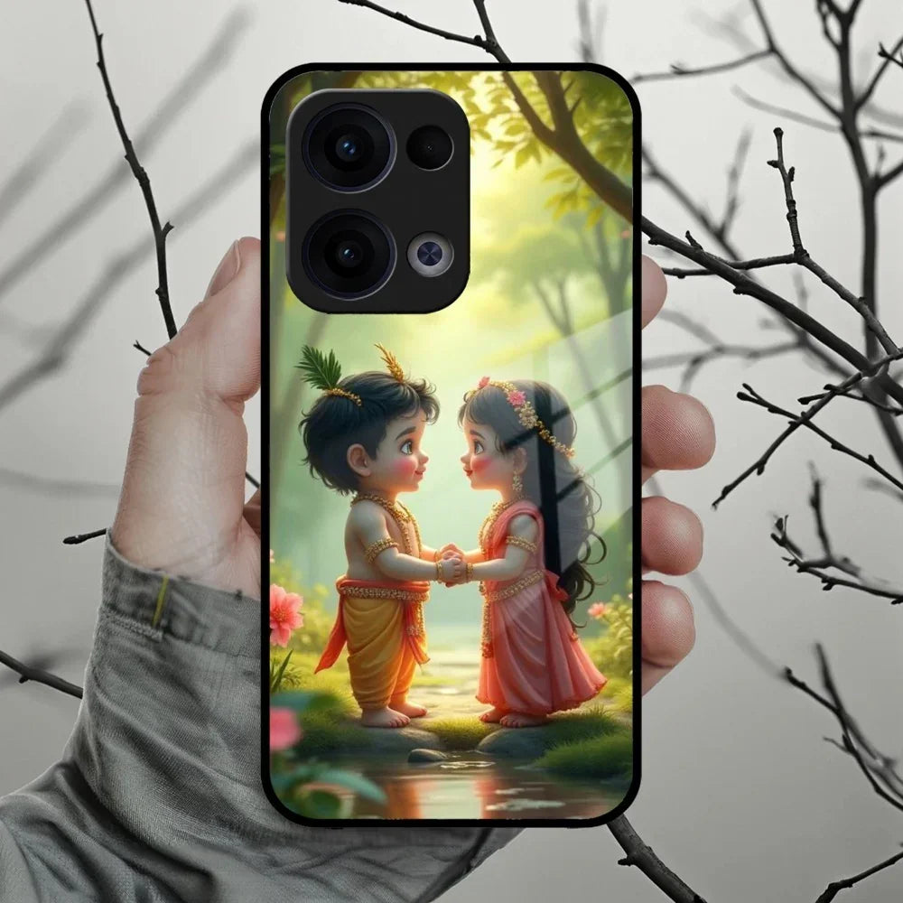 Heavenly Bond Glass Case Cover For Oppo - ShopOnCliQ