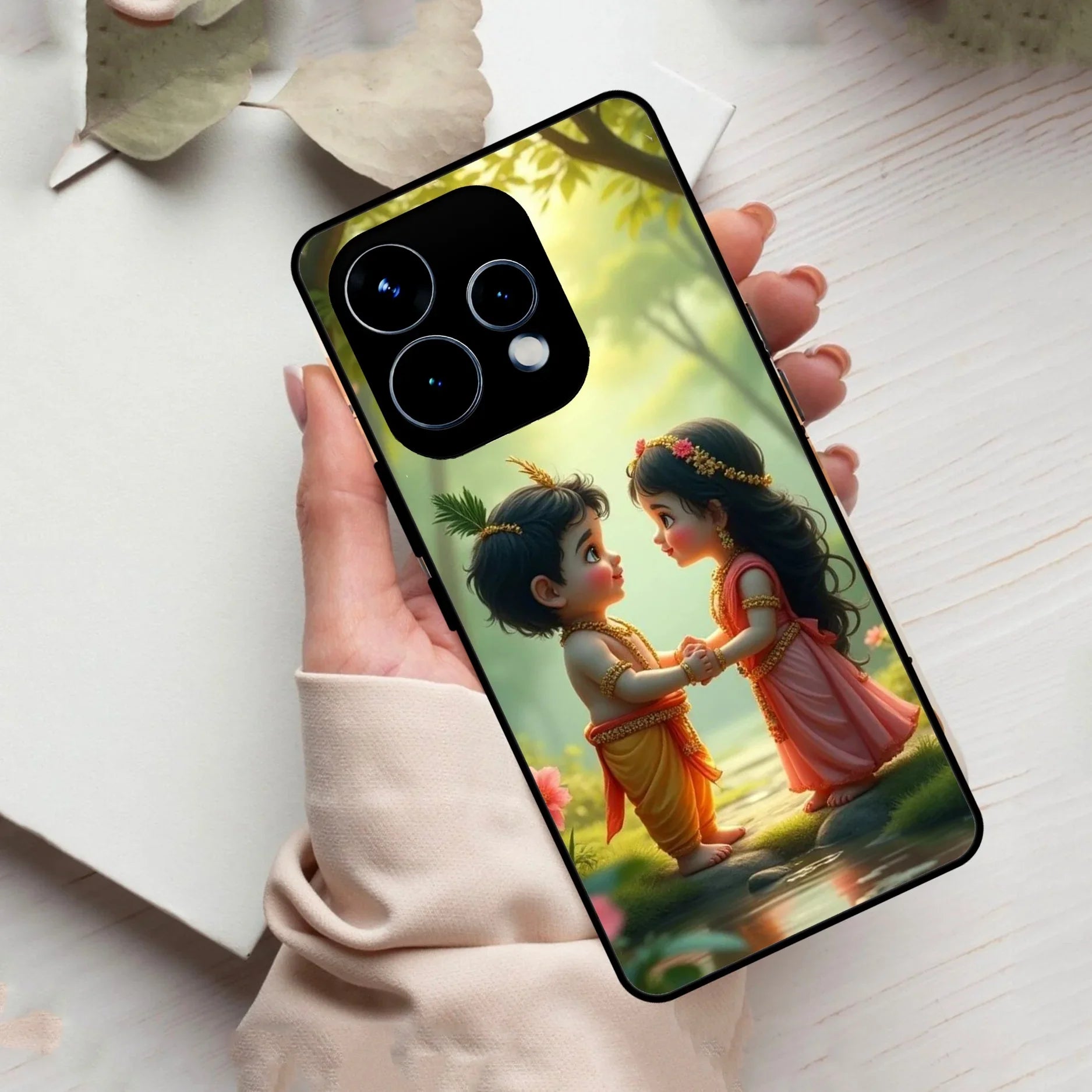 Heavenly Bond Glass Case Cover For Oppo