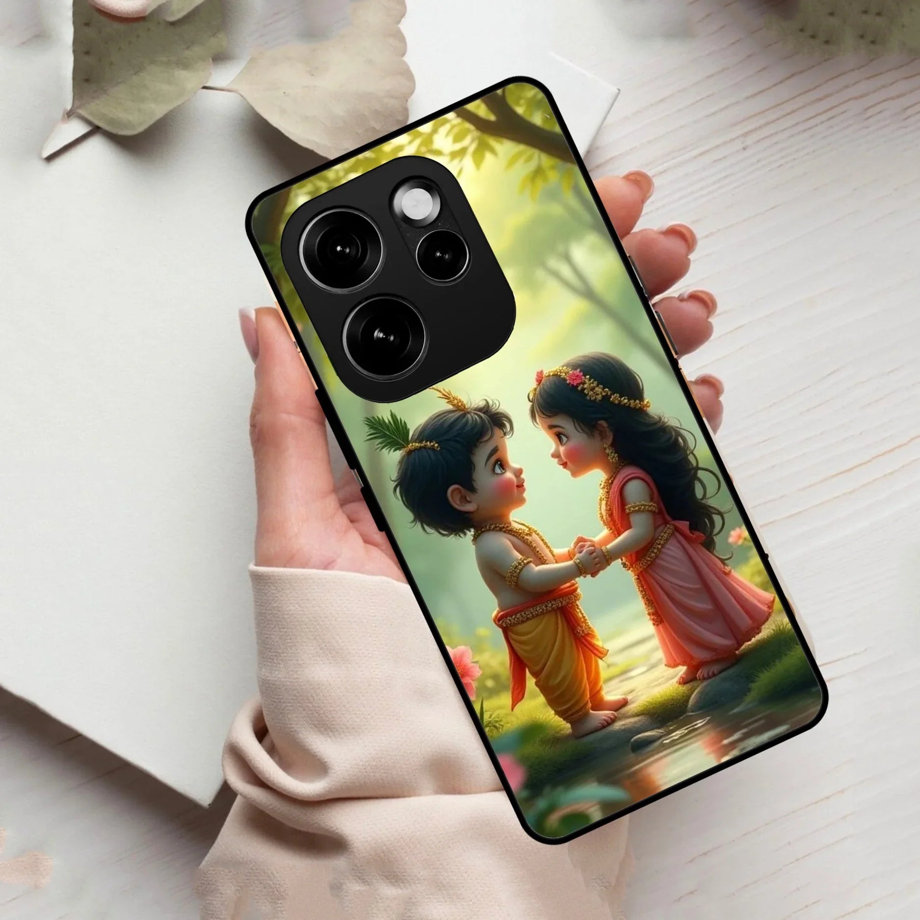 Heavenly Bond Glass Case Cover For Oppo