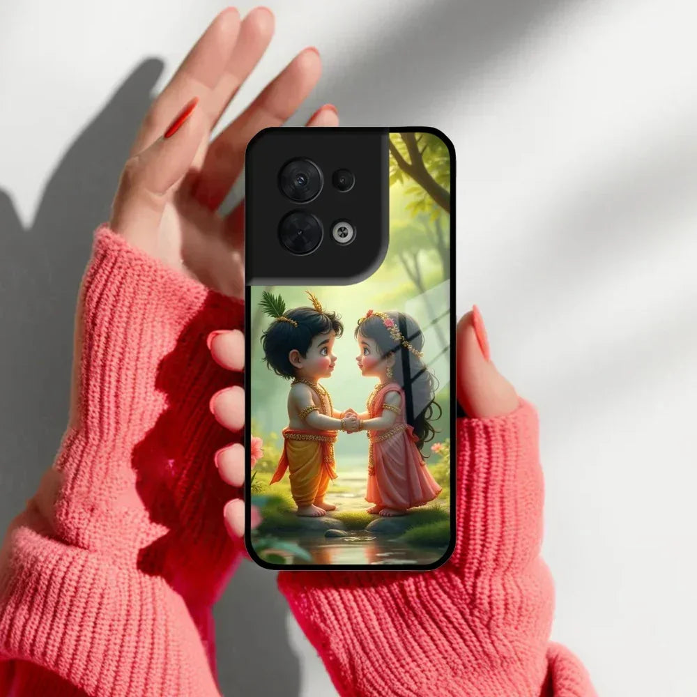 Heavenly Bond Glass Case Cover For Oppo - ShopOnCliQ