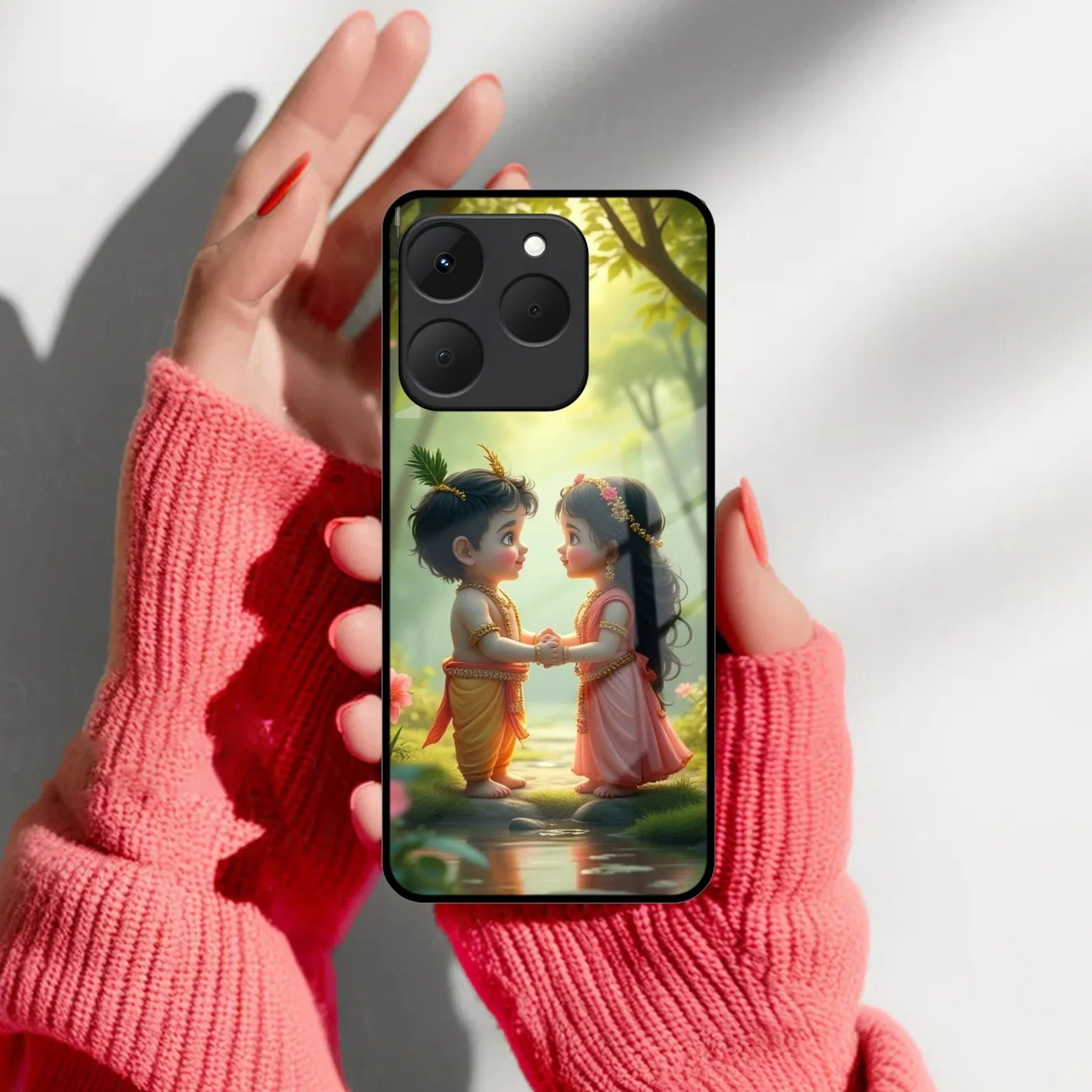 Sweet Escape Glass Case Cover For Realme/Narzo