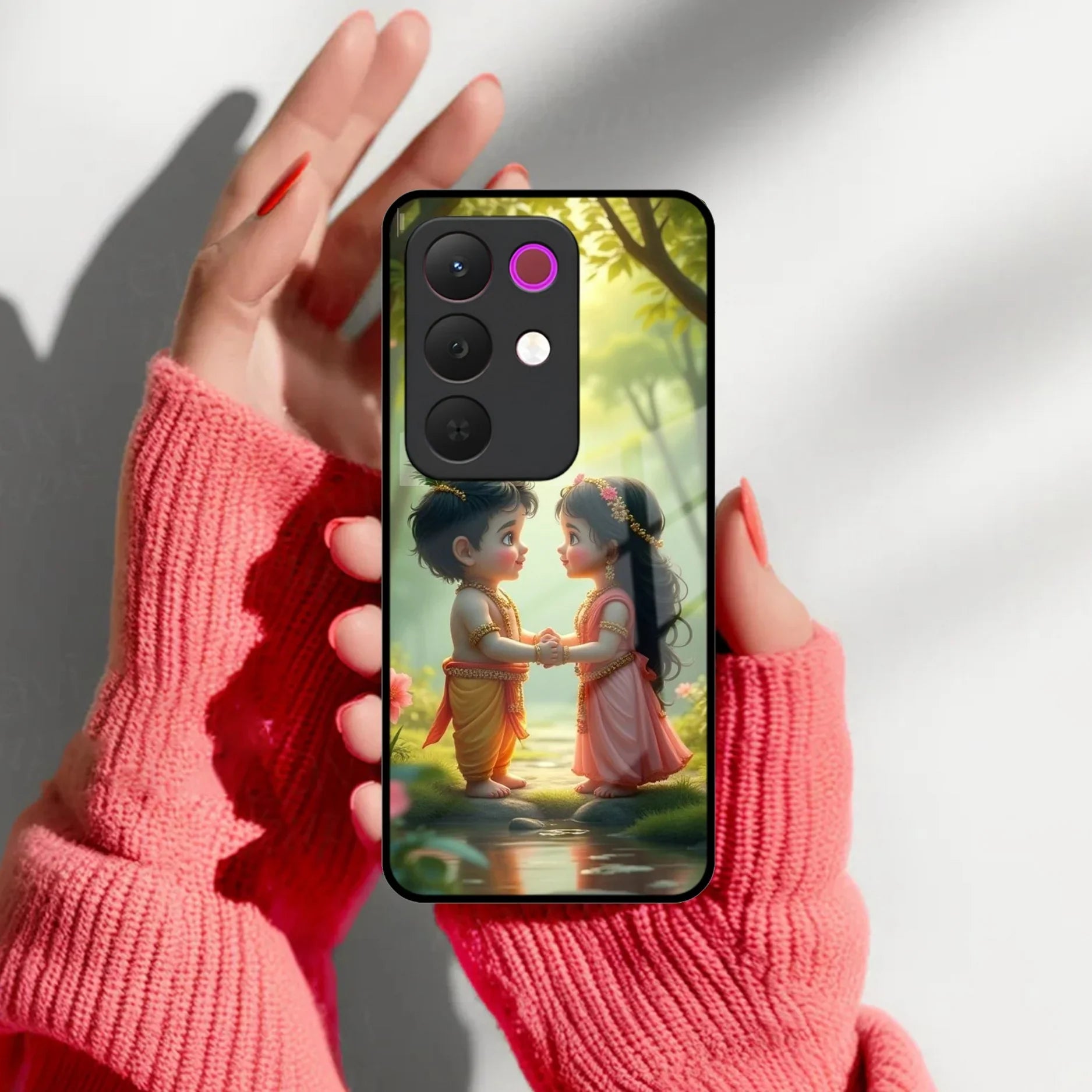 Heavenly Bond Glass Case Cover For Realme/Narzo