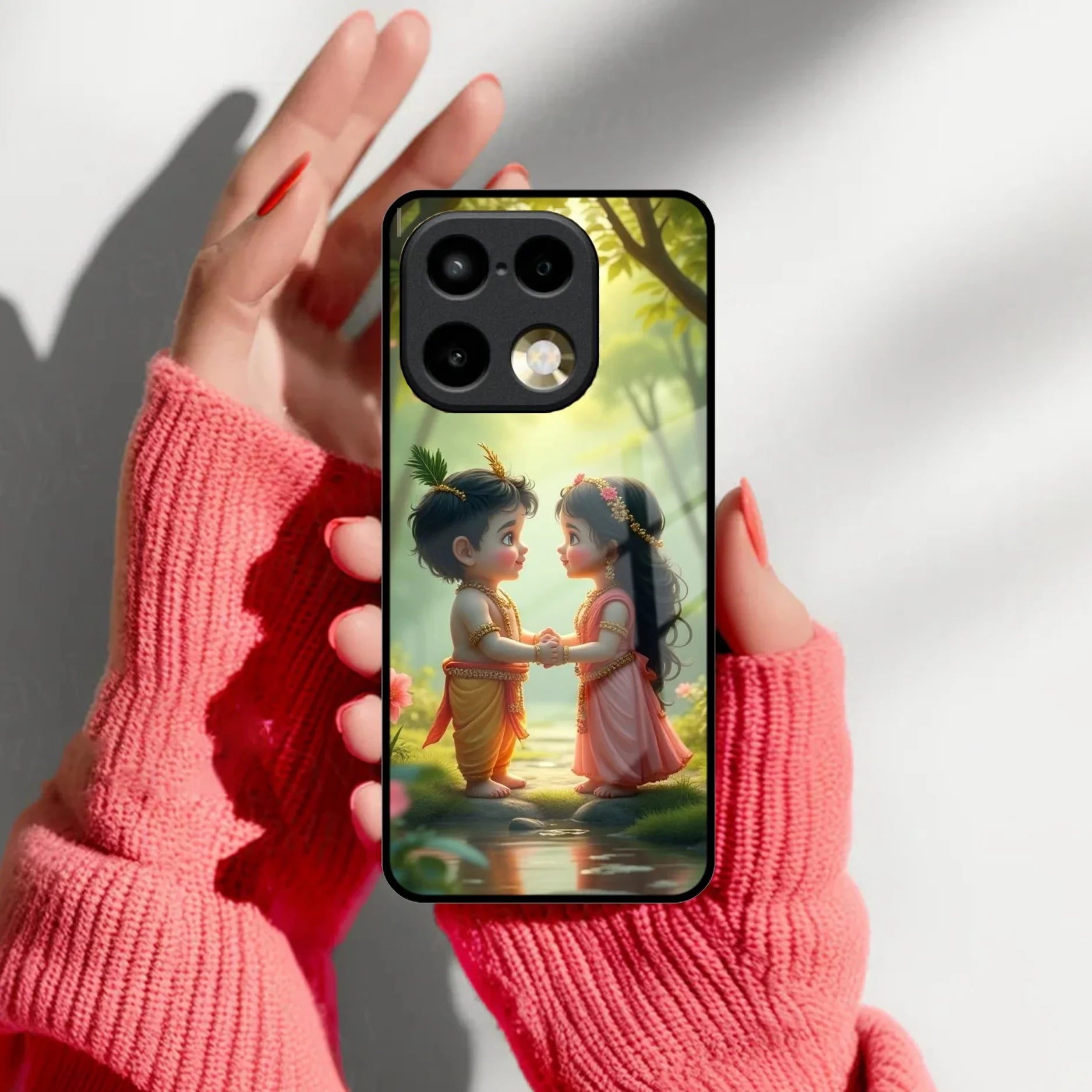 Heavenly Bond Glass Case Cover For Realme 16 Pro Plus 5G