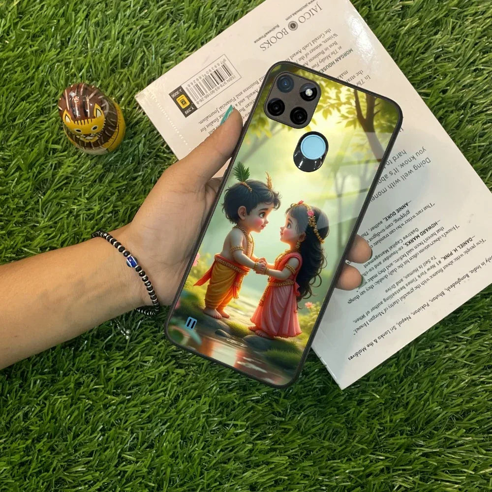 Heavenly Bond Glass Case Cover For Realme/Narzo - ShopOnCliQ