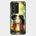 Heavenly Bond Glass Case Cover For Realme P3 Lite 5G