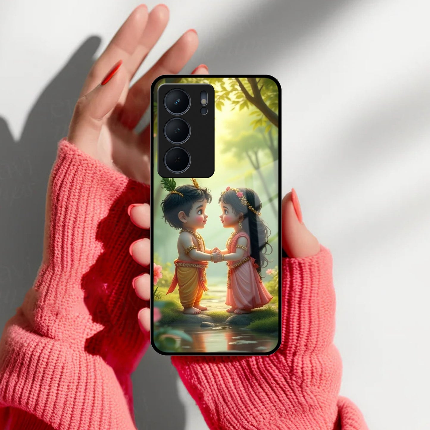 Heavenly Bond Glass Case Cover For Realme/Narzo