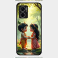 Heavenly Bond Glass Case Cover For Redmi 11 Prime 5G