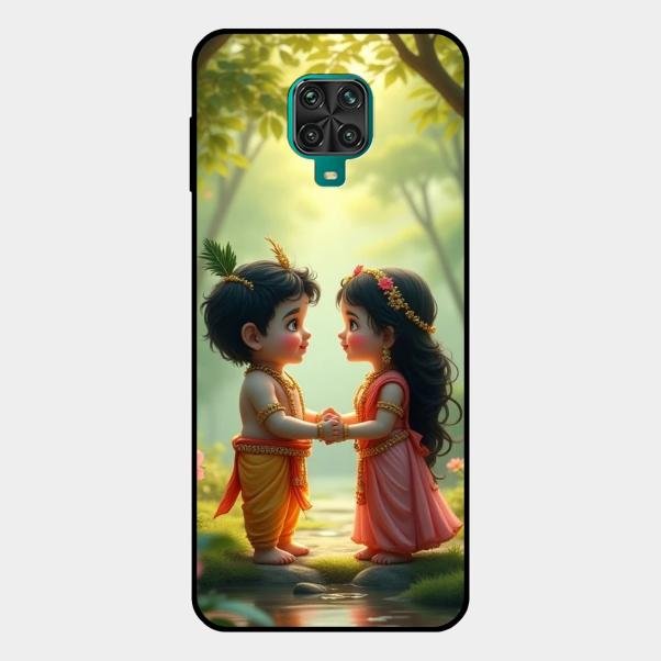 Heavenly Bond Glass Case Cover For Redmi Note 10 Lite