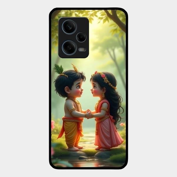 Heavenly Bond Glass Case Cover For Redmi Note 12 Pro 5G