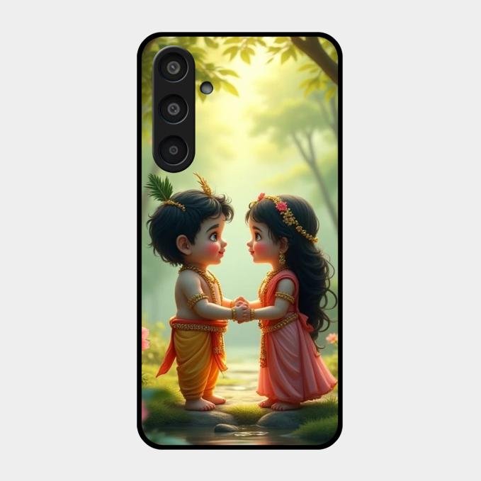 Heavenly Bond Glass Case Cover For Samsung Galaxy M35 5G