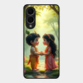 Heavenly Bond Glass Case Cover For Samsung Galaxy S25 Edge 5G