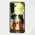 Heavenly Bond Glass Case Cover For Samsung Galaxy S25 FE 5G