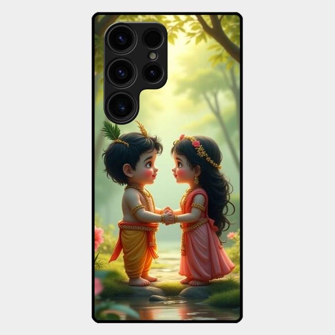 Heavenly Bond Glass Case Cover For Samsung Galaxy S25 Ultra 5G