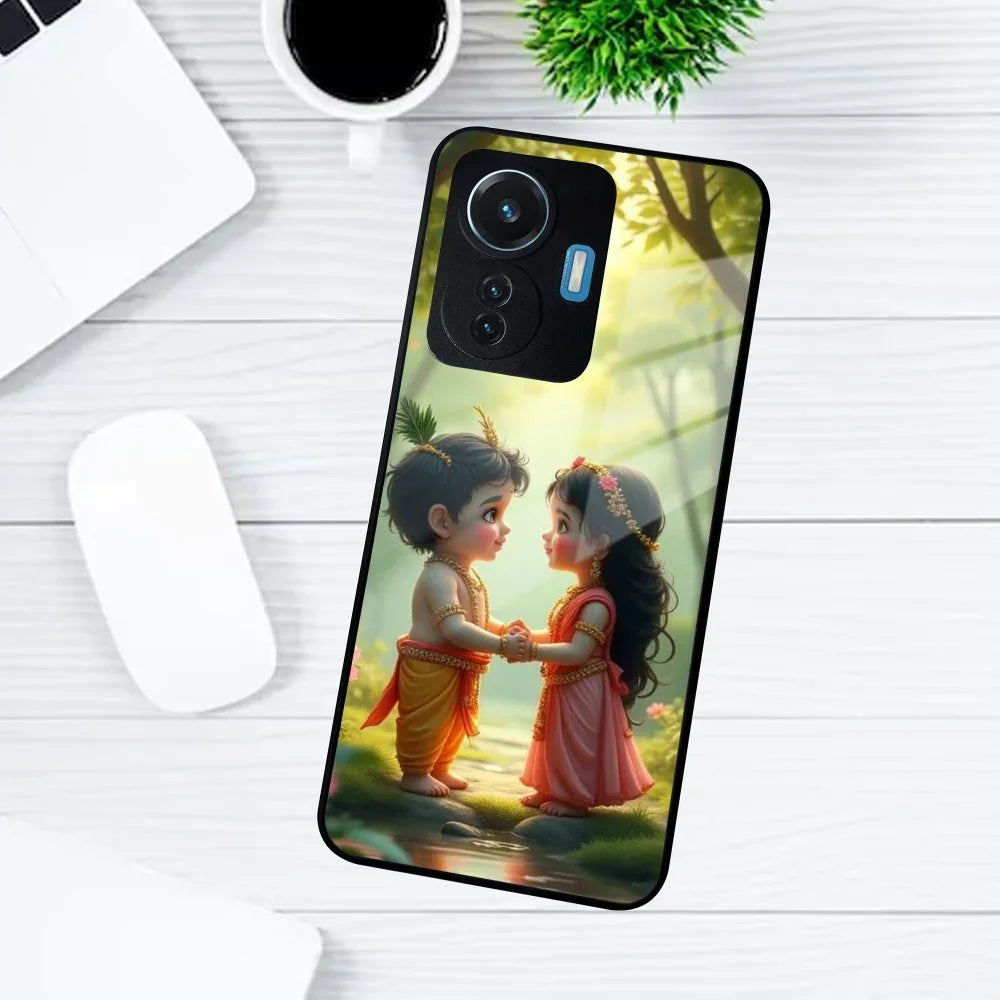 Heavenly Bond Glass Case Cover For Vivo - ShopOnCliQ