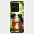 Heavenly Bond Glass Case Cover For Vivo T1 Pro 5G