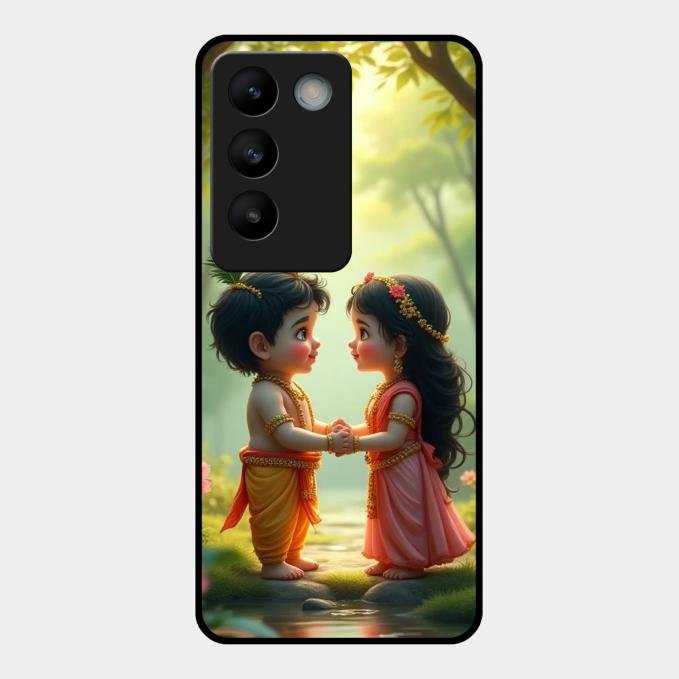 Heavenly Bond Glass Case Cover For Vivo T3 5G