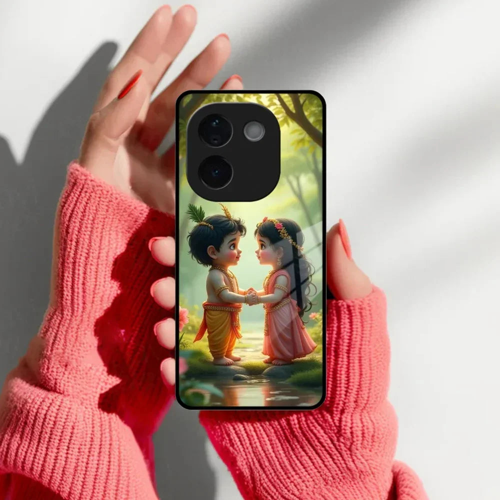 Heavenly Bond Glass Case Cover For Vivo - ShopOnCliQ