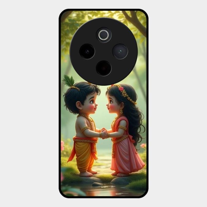 Heavenly Bond Glass Case Cover For Vivo T4 5G