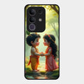 Heavenly Bond Glass Case Cover For Vivo T4X 5G