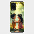 Heavenly Bond Glass Case Cover For Vivo V21 5G