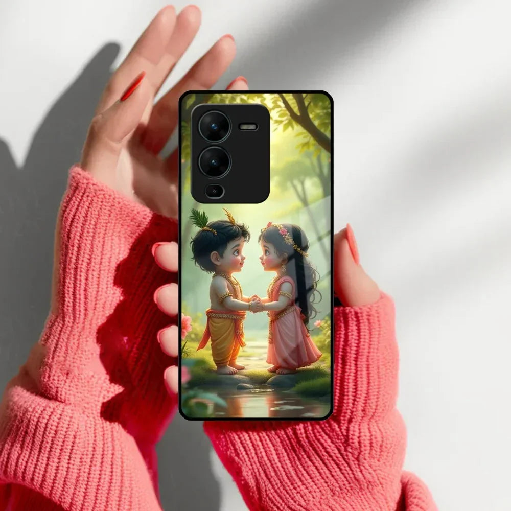 Heavenly Bond Glass Case Cover For Vivo - ShopOnCliQ