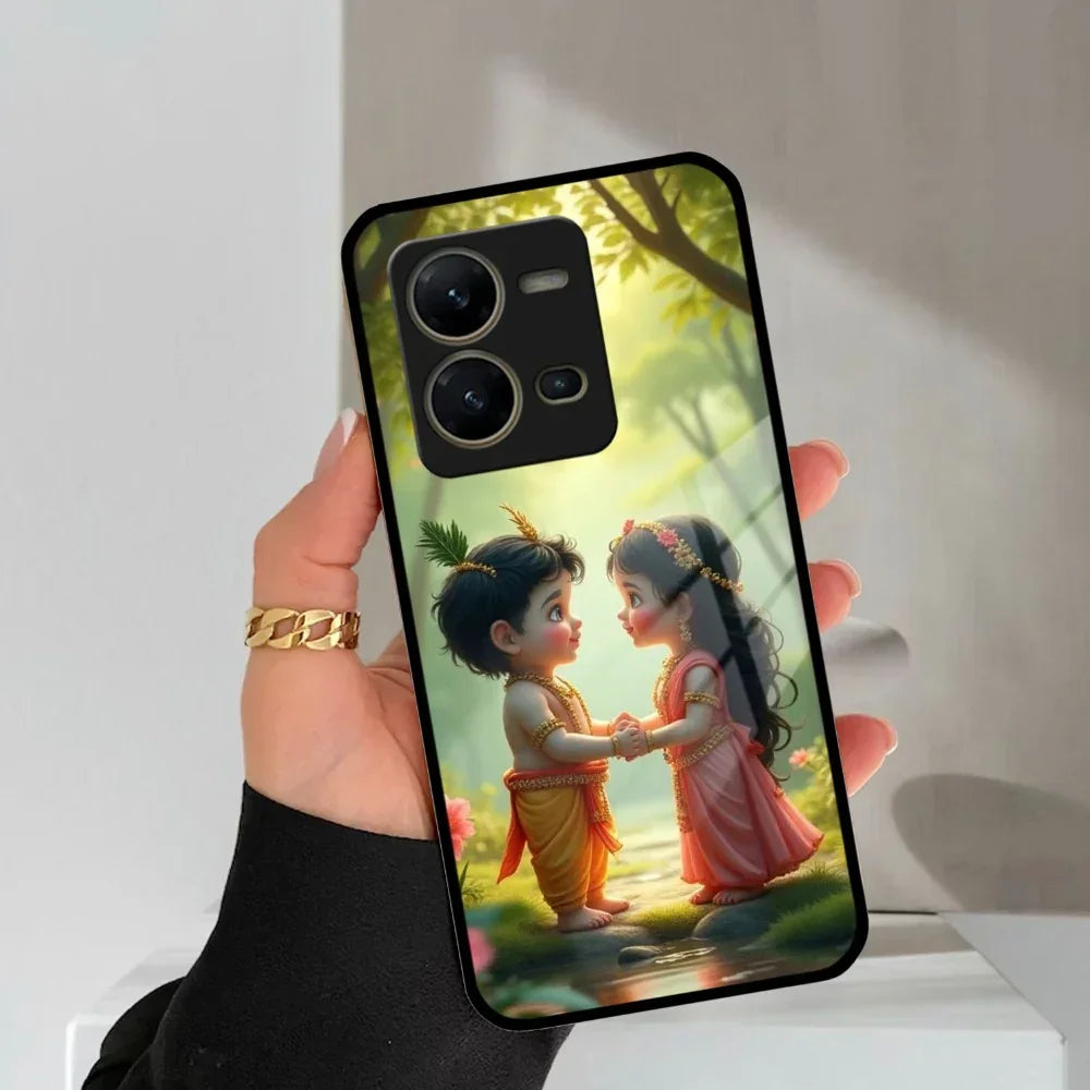 Heavenly Bond Glass Case Cover For Vivo - ShopOnCliQ