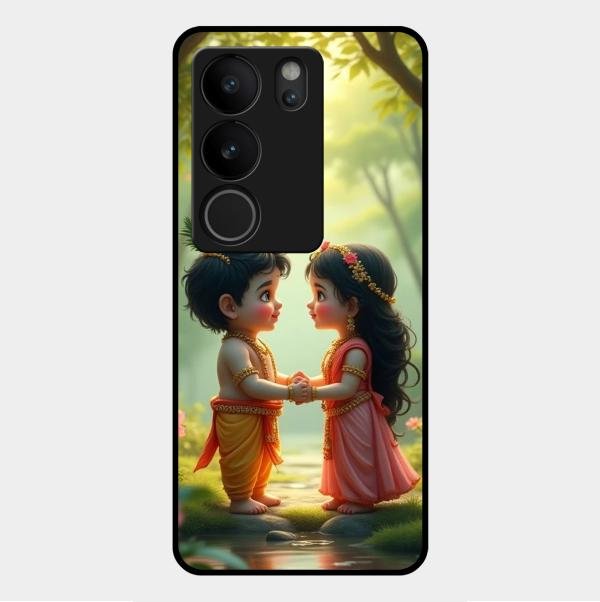 Heavenly Bond Glass Case Cover For Vivo V29 Pro 5G