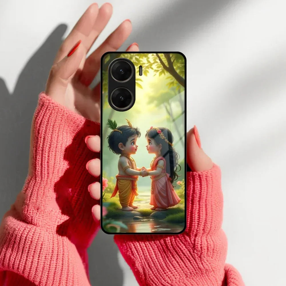 Heavenly Bond Glass Case Cover For Vivo - ShopOnCliQ