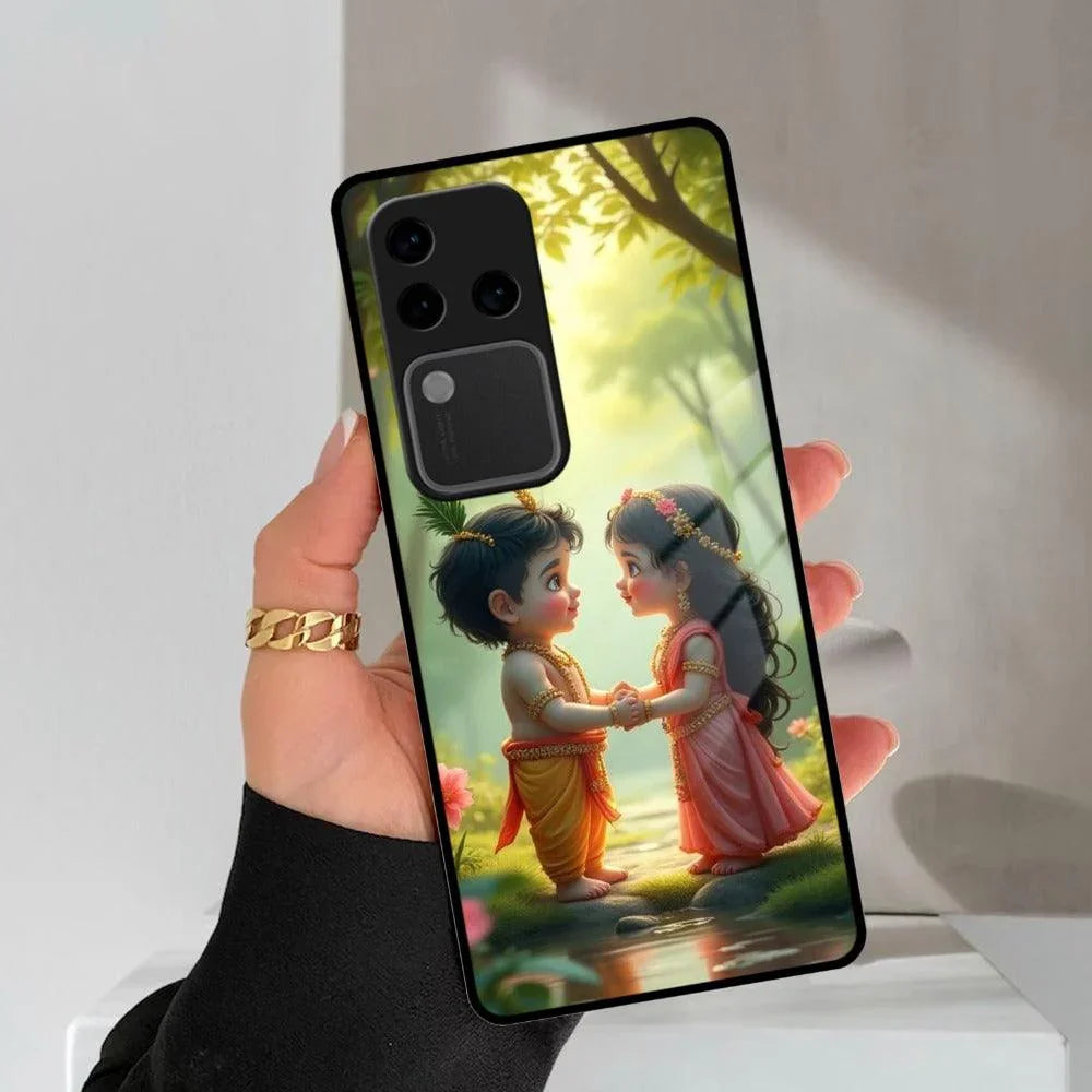 Heavenly Bond Glass Case Cover For Vivo - ShopOnCliQ