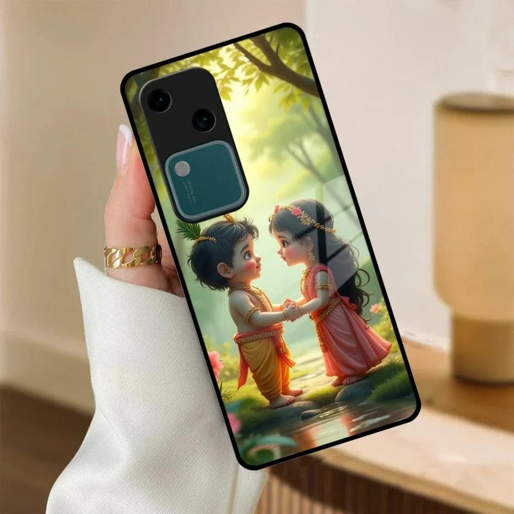 Heavenly Bond Glass Case Cover For Vivo - ShopOnCliQ