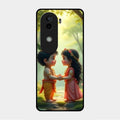 Heavenly Bond Glass Case Cover For Vivo V40E 5G