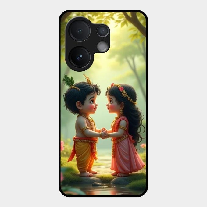 Heavenly Bond Glass Case Cover For Vivo V60 5G